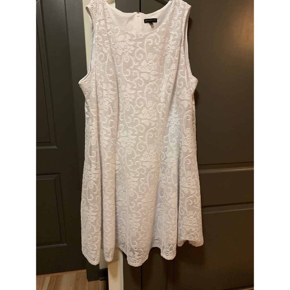 Lane Bryant - Pure White Lace Dress - Size 26/28